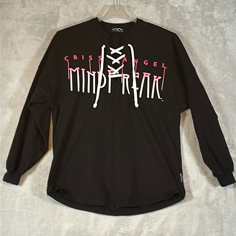 Criss Angel MINDFREAK Spirit Jersey Long Sleeve Shirt sz Small